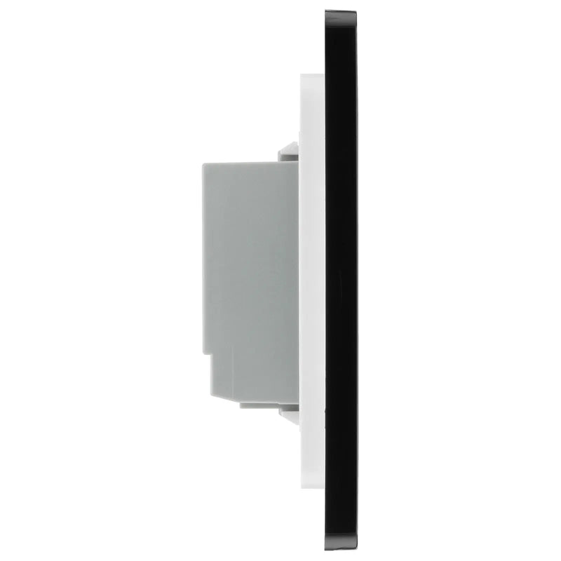 BG Electrical Evolve Matt Blue - Single, 2 way touch, 200W, master