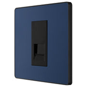 BG Electrical Evolve Matt Blue - Single, telephone socket, master