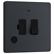 BG Electrical Evolve Matt Grey - Switched and fused with indicator