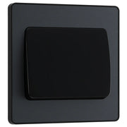 BG Electrical Evolve Matt Grey - Single, 2 way switch, wide rocker