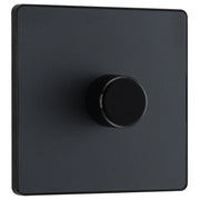 BG Electrical Evolve Matt Grey - Single, 2 way push 200W