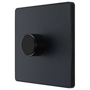 BG Electrical Evolve Matt Grey - Single, 2 way push 200W