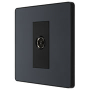 BG Electrical Evolve Matt Grey - Single, co-axial
