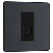 BG Electrical Evolve Matt Grey - Single, telephone socket, master