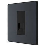 BG Electrical Evolve Matt Grey - Single, telephone socket, master