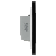 BG Electrical Evolve Matt Grey - Double, 2 way touch, 200W, secondary