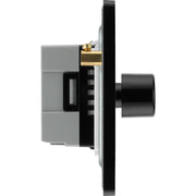 BG Electrical Evolve Matt Grey - Triple, 2 way push 200W