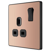 BG Electrical Evolve Polished Copper - Single, switched, single pole