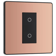 BG Electrical Evolve Polished Copper - Single, 2 way touch, 200W, master