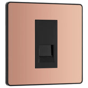 BG Electrical Evolve Polished Copper - Single, telephone socket, master