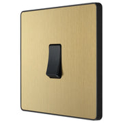 BG Electrical Evolve Satin Brass - Single, 2 way switch
