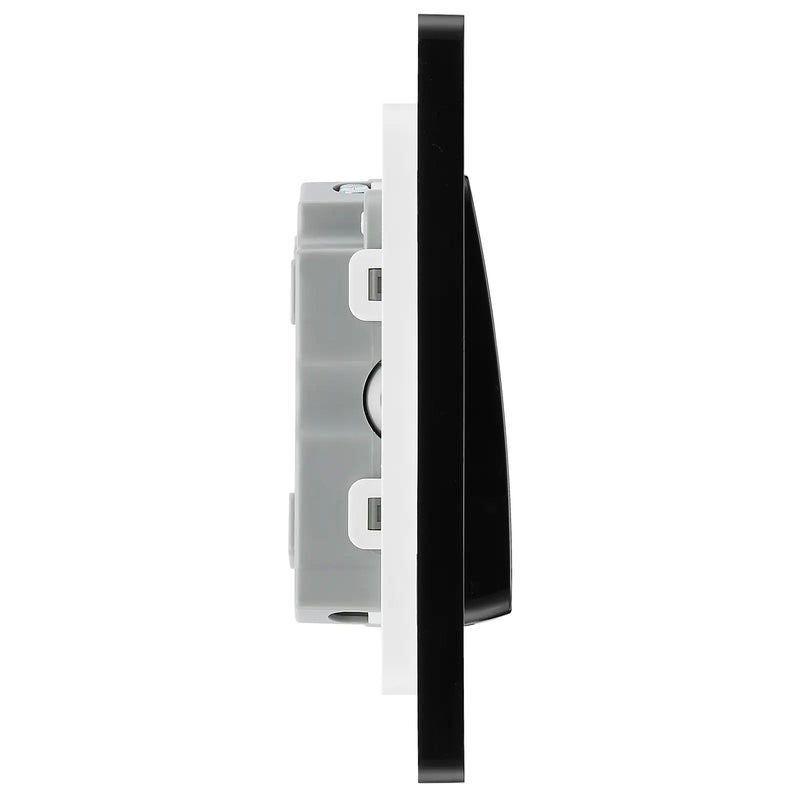 BG Electrical Evolve Satin Brass - Triple pole fan isolator