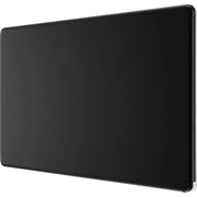 BG Electrical Flatplate Screwless Matt Black - Double, blank plate