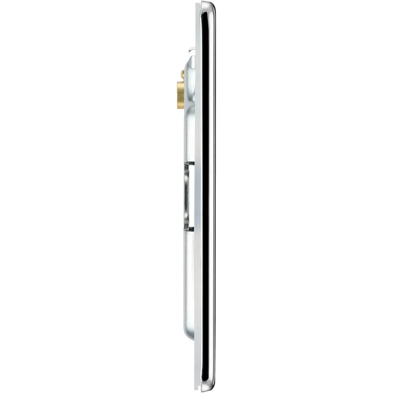 BG Electrical Flatplate Screwless Polished Chrome - Single, blank plate