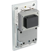 BG Electrical Flatplate Screwless Polished Chrome - 115/240V dual voltage shaver socket