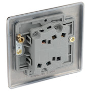 BG Electrical Nexus Metal Antique Brass - Double, 2 way switch