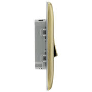 BG Electrical Nexus Metal Antique Brass - Double, 2 way switch