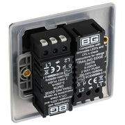 BG Electrical Nexus Metal Antique Brass - Double, 2 way push 200W