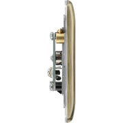 BG Electrical Nexus Metal Antique Brass - Double co-axial