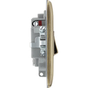 BG Electrical Nexus Metal Antique Brass - Switched and fused with indicator