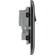 BG Electrical Nexus Metal Black Nickel - Double switched, double pole