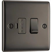 BG Electrical Nexus Metal Black Nickel - Switched and fused