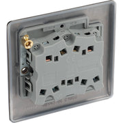 BG Electrical Nexus Metal Black Nickel - Triple, 2 way switch