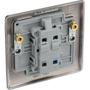 BG Electrical Nexus Metal Black Nickel - 20A, double pole, with indicator