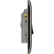 BG Electrical Nexus Metal Black Nickel - 20A, double pole, with indicator