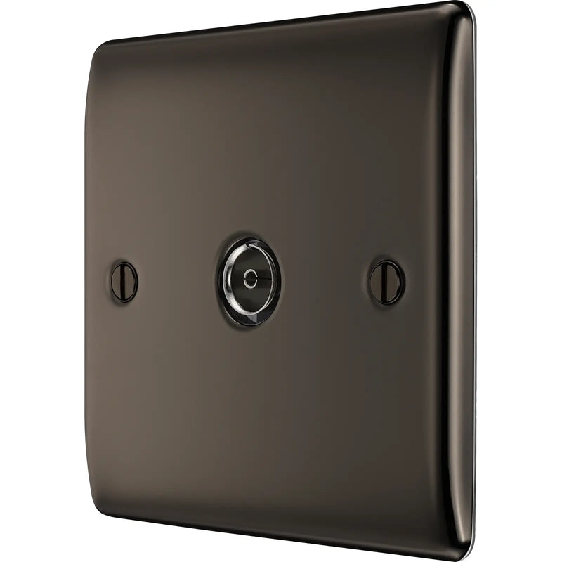 BG Electrical Nexus Metal Black Nickel - Single, co-axial