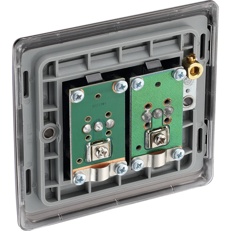 BG Electrical Nexus Metal Black Nickel - Double, co-axial