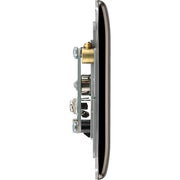 BG Electrical Nexus Metal Black Nickel - Double, co-axial