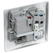 BG Electrical Nexus Metal Brushed Steel - Single switched, double pole