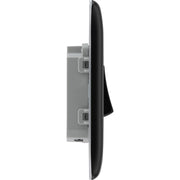 BG Electrical Nexus Metal Matt Black - Single, 2 way switch