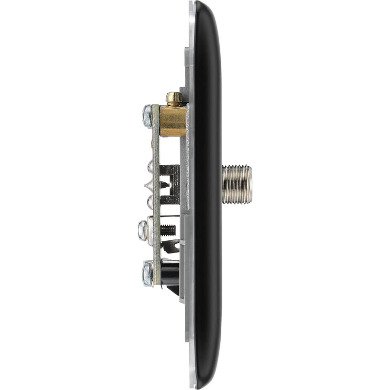 BG Electrical Nexus Metal Matt Black - Single satellite