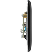 BG Electrical Nexus Metal Matt Black - Double isolated, co-axial