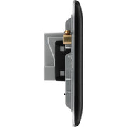 BG Electrical Nexus Metal Matt Black - Double unswitched, double pole