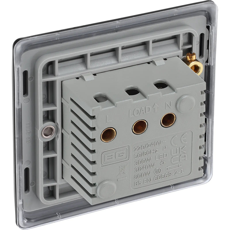 BG Electrical Nexus Metal Matt Black - Hotel key card switch