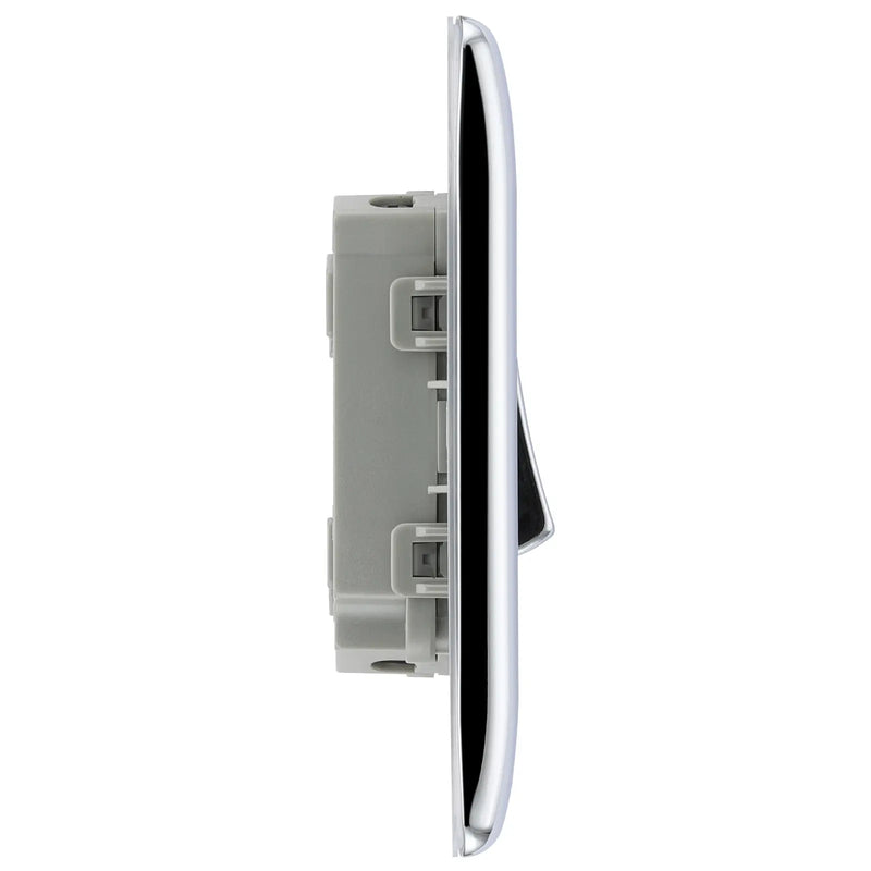BG Electrical Nexus Metal Polished Chrome - Double, 2 way switch