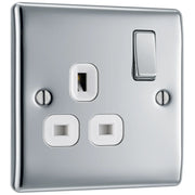 BG Electrical Nexus Metal Polished Chrome - Single, switched, double pole