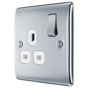 BG Electrical Nexus Metal Polished Chrome - Single, switched, double pole