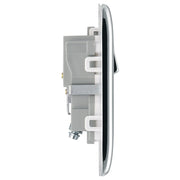 BG Electrical Nexus Metal Polished Chrome - Single, switched, double pole