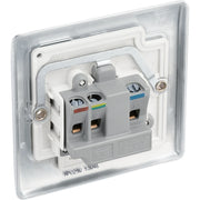 BG Electrical Nexus Metal Polished Chrome - 5A, single, unswitched, round pin