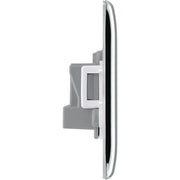 BG Electrical Nexus Metal Polished Chrome - 5A, single, unswitched, round pin