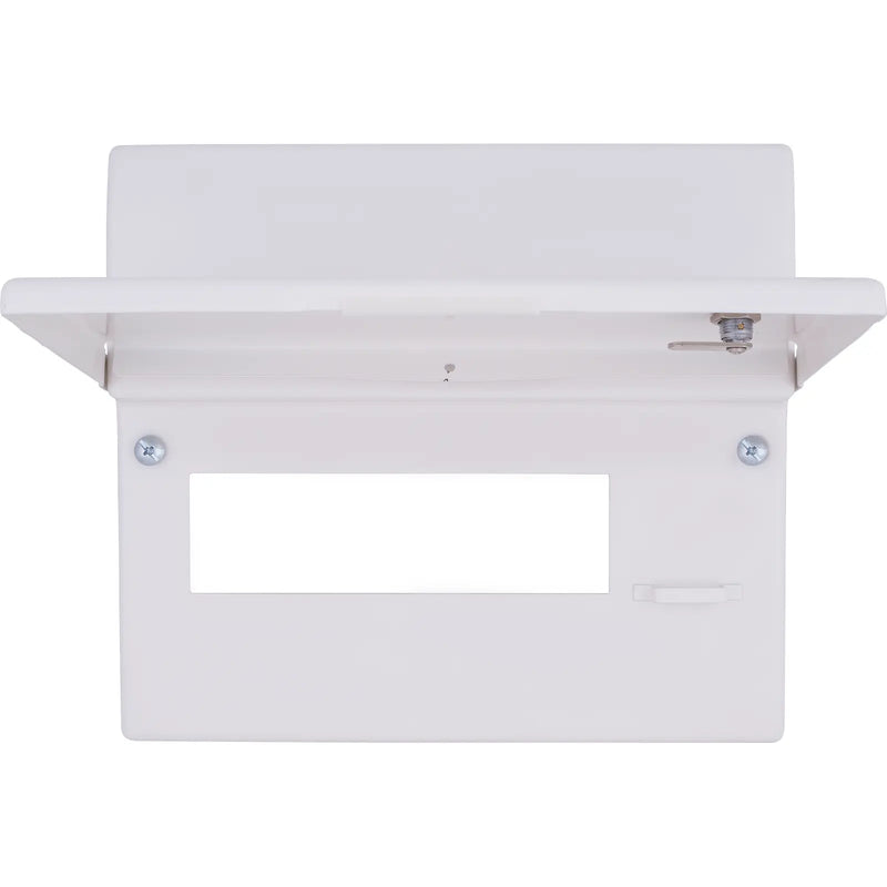 BG Circuit Protection Front Panels - 9 Module, lockable cover with barrel lock