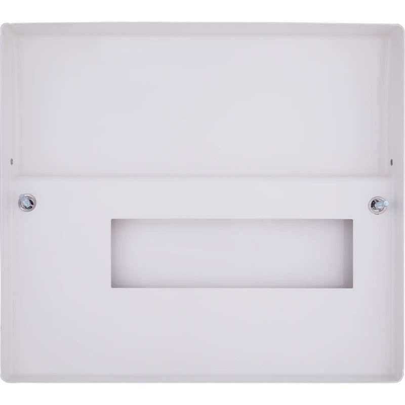 BG Circuit Protection Front Panels - 9 Module, lockable cover with barrel lock