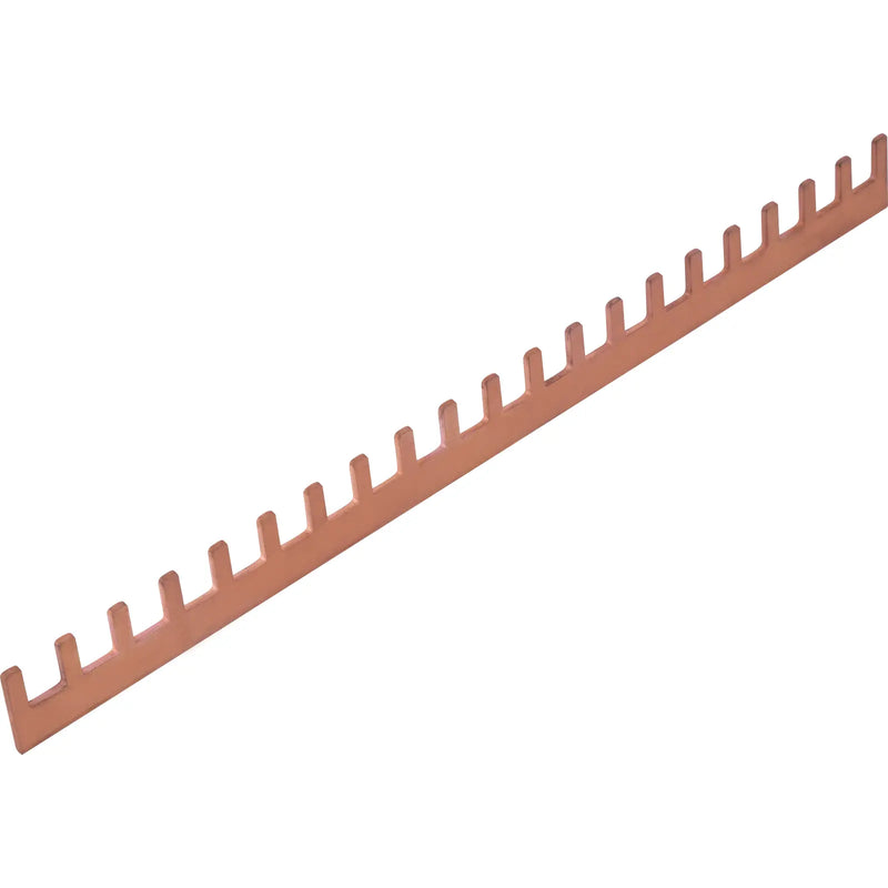 BG Circuit Protection Kits Replacement Parts - 21 way copper fork busbar (can be easily cut to size)