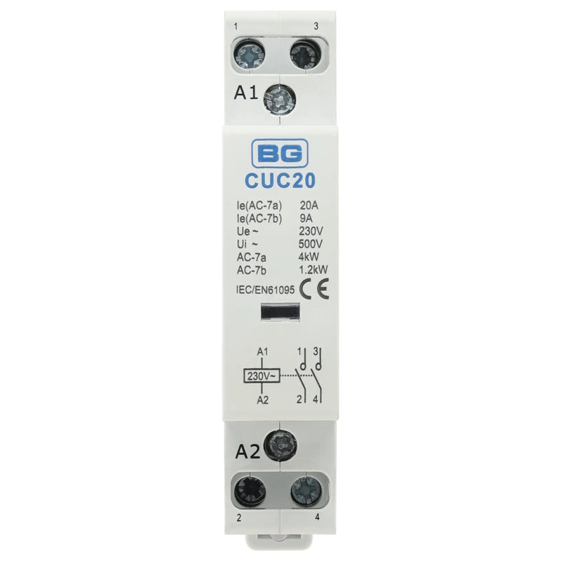 BG Circuit Protection Control Devices - Contactor 20A double pole