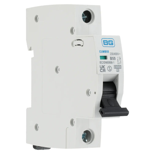 BG Circuit Protection MCB - Bidirectional 55A, B Curve, MCB, Single Pole, 6kA,1 module
