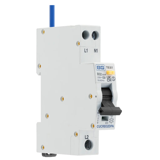 BG Circuit Protection RCBO - Bidirectional 32A B Curve RCBO Type A 2P 1 Module